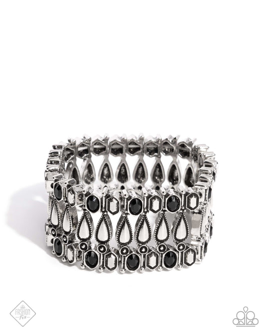 Festival Fencing Silver Stretch Bracelet (DEC 2024 Sunset Sightings)